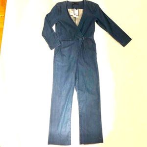 Longsleeve denim jumpsuit
